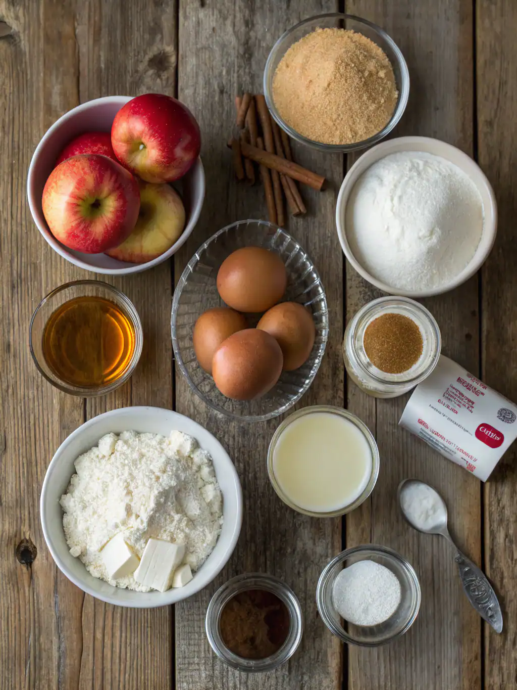 Ingredients for Apple Cider Whoopie Pies