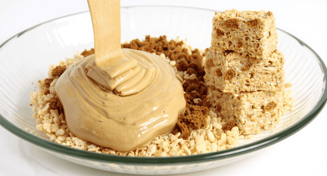 Biscoff Rice Krispie Treats