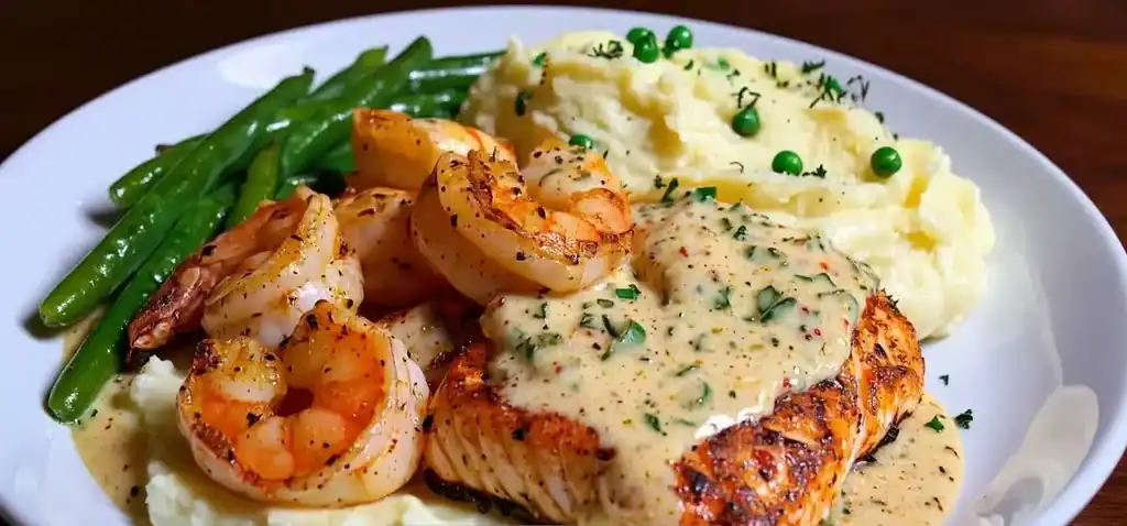 Cajun Shrimp and Salmon