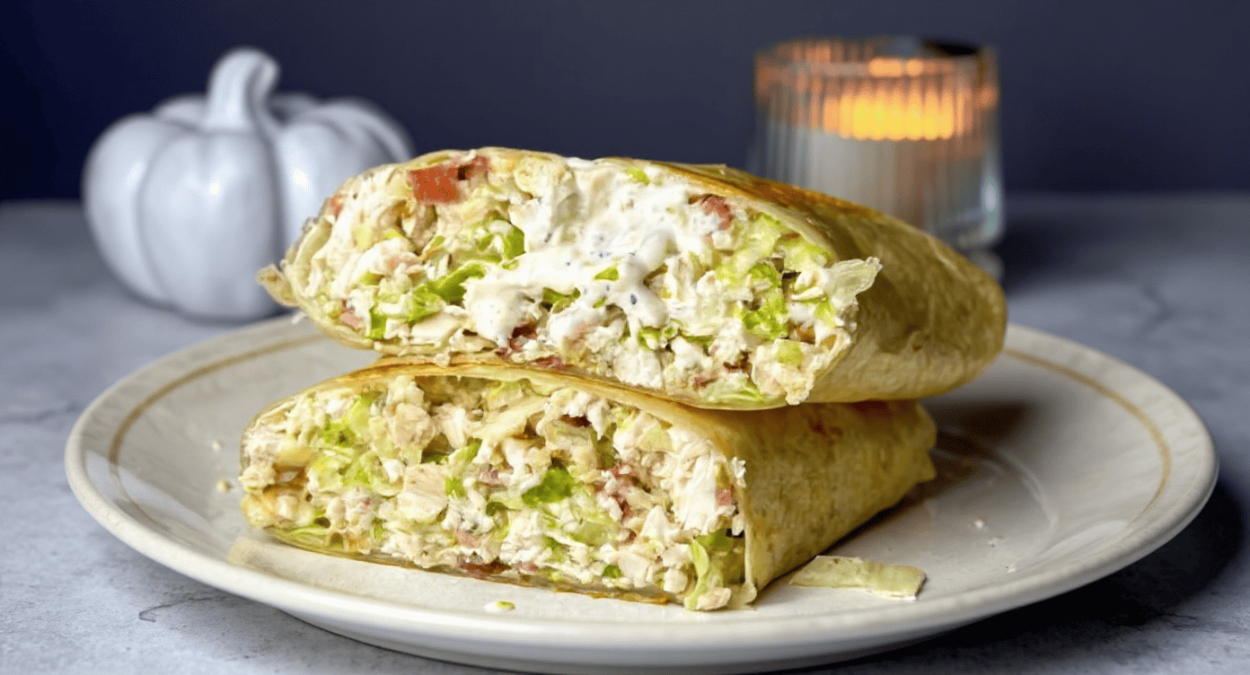 Chicken Caesar Salad Wrap