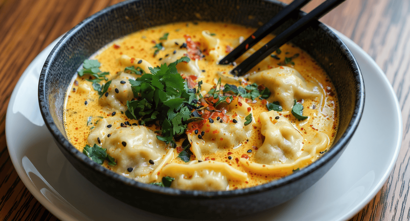 Curry Dumpling Soup