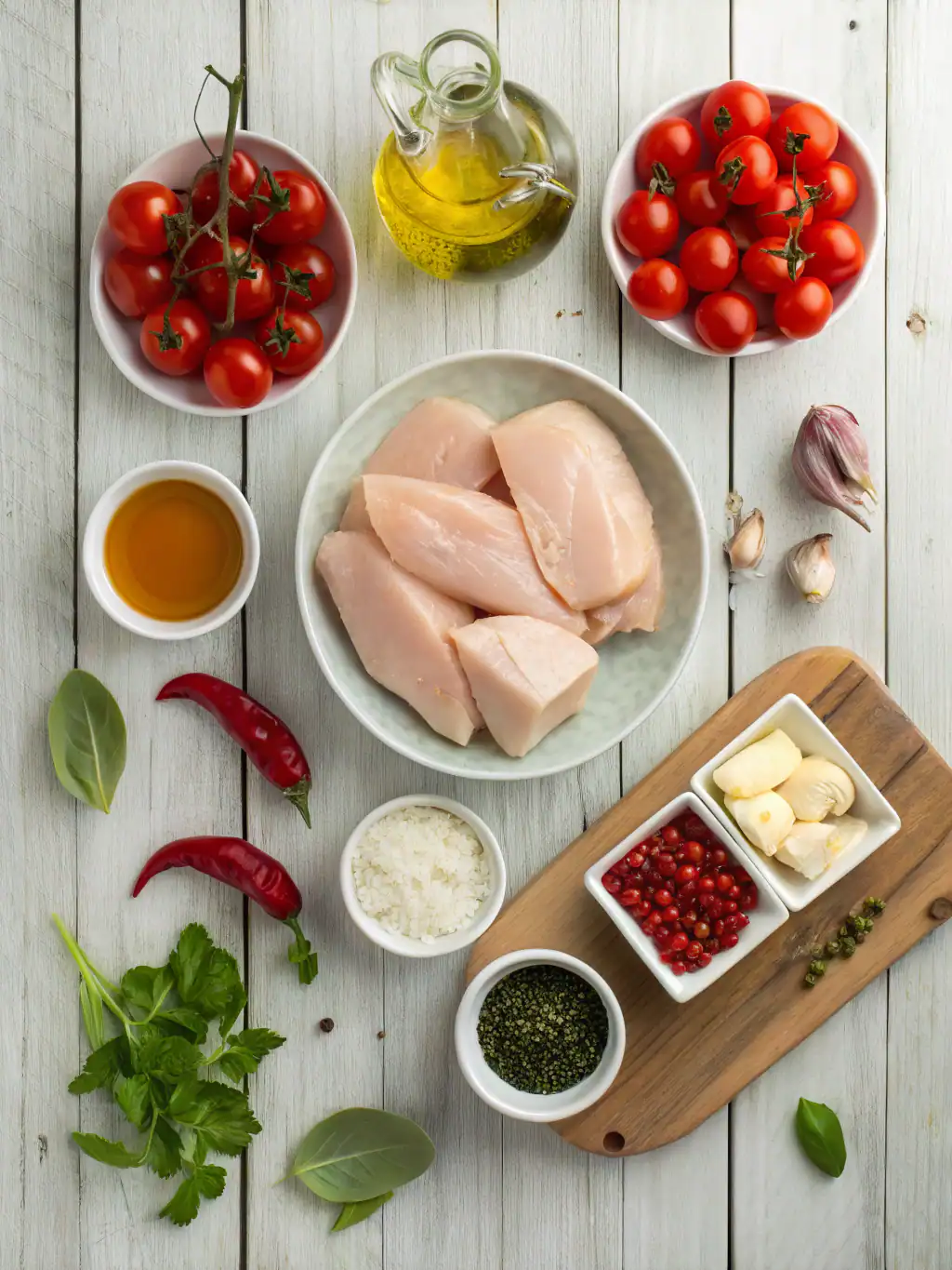 Ingredients for Hot Honey Feta Chicken Recipe