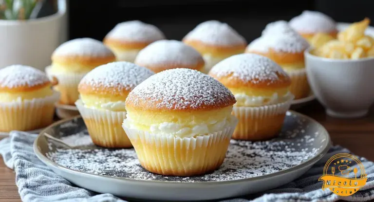 Japanese Cotton Cheesecake Cupcakes