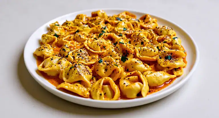 Spicy Garlic Butter Chicken Tortellini Recipe
