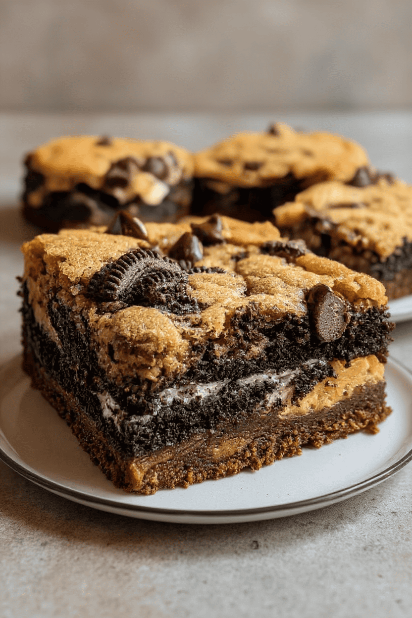 Mouthwatering Slutty Brownies with Oreo Filling