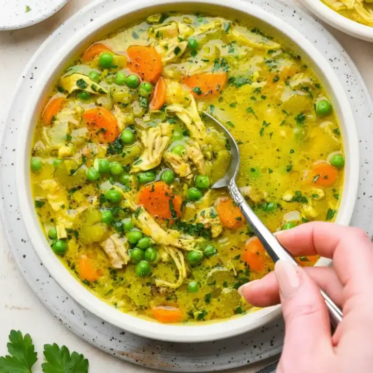 Anti Inflammatory Turmeric Chicken Soup