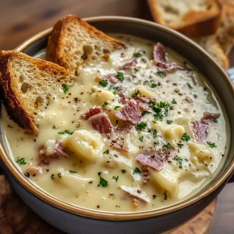 Creamy Reuben Soup: Sandwich In A Bowl