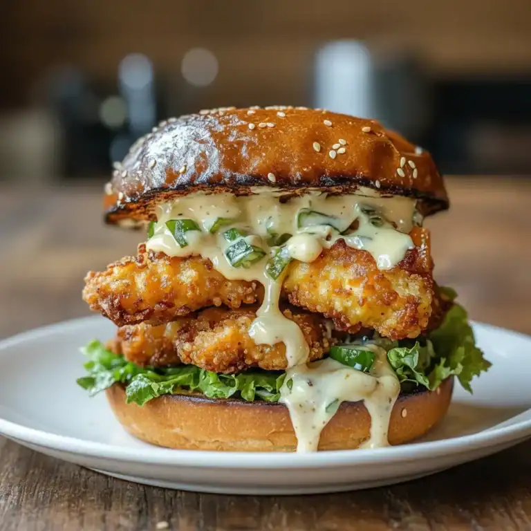 Crispy Chicken Caesar Sandwich – A Delicious Twist