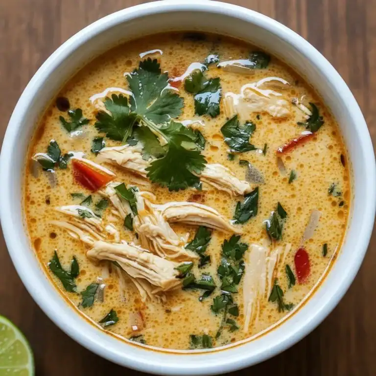 Crockpot Thai Coconut Chicken Soup Recipe