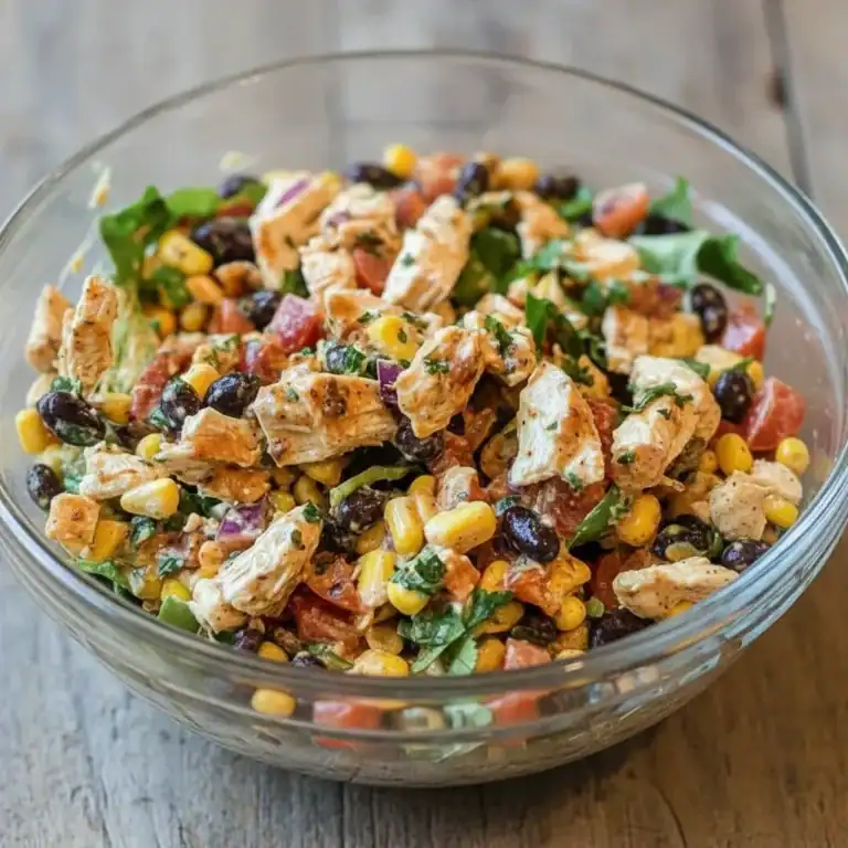 Easy Zesty Southwest Chicken Salad Bowl