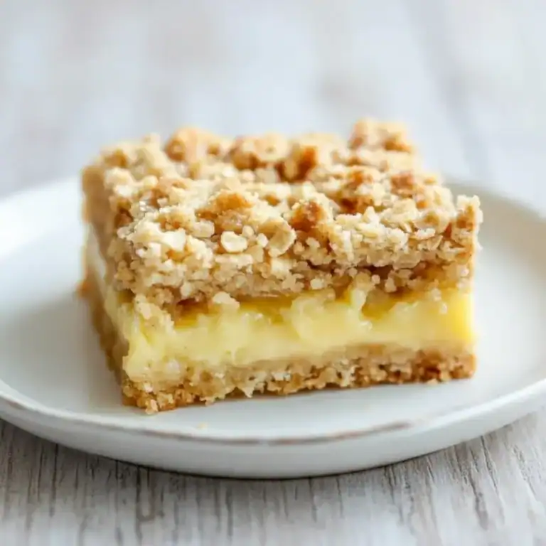 Lemon Oatmeal Crumble Bars – An Effortlessly Simple Dessert