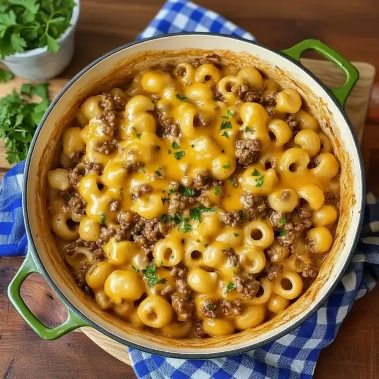 One Pot Cheeseburger Mac