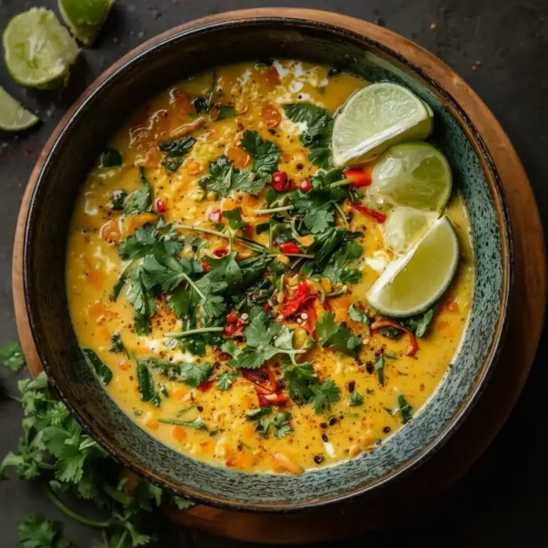 Thai Coconut Red Lentil Soup Recipe