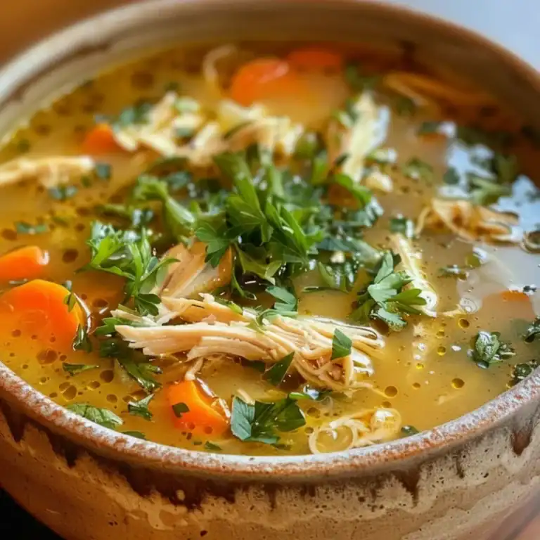 Anti-Inflammatory Chicken Soup: Nourishing