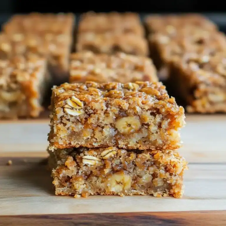 Banana Oatmeal Bars Recipe Wholesome Healthy Snack