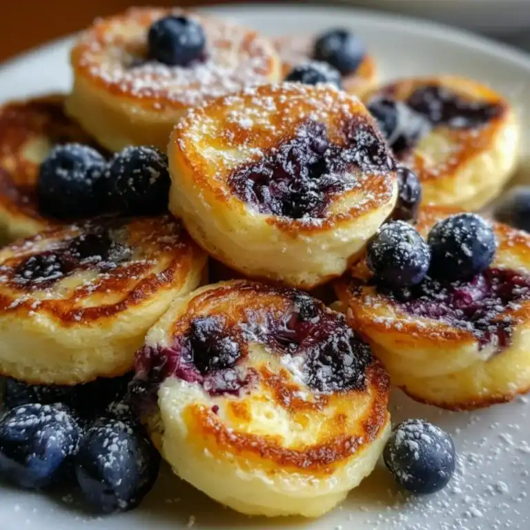 Blueberry Lemon Pancake Bites Recipe Quick Morning