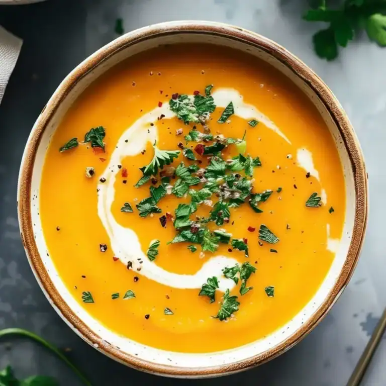 Butternut Squash Sweet Potato Soup Recipe