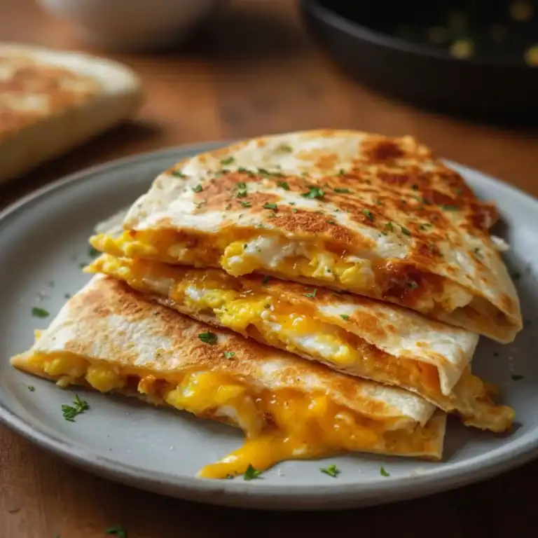 Cheddar Egg Quesadilla Recipe Quick Morning Meal