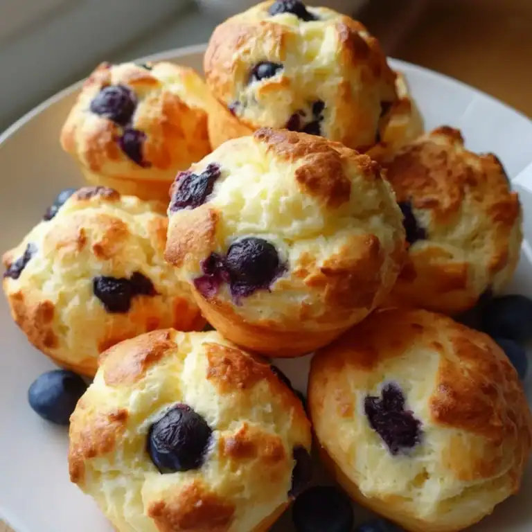Cottage Cheese Blueberry Cloud Bread Recipe Fluffy Treat