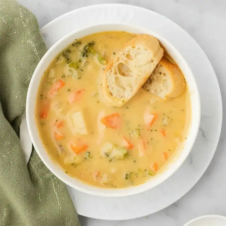 Creamy Vegetable Soup: Rich & Cheesy