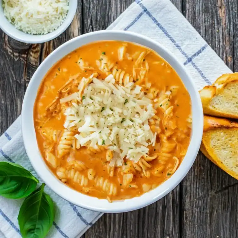 Crockpot Chicken Parmesan Soup Recipe