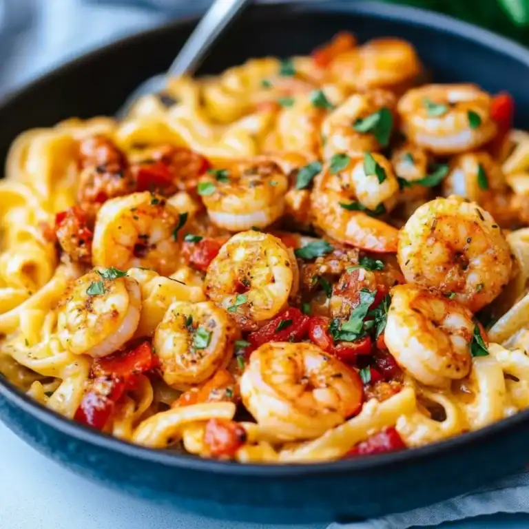 Cajun Shrimp Pasta Recipe | Spicy