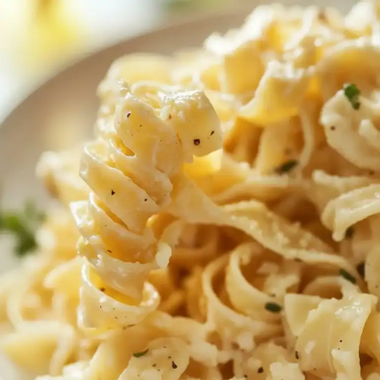 Creamy Garlic Parmesan Pasta Recipe
