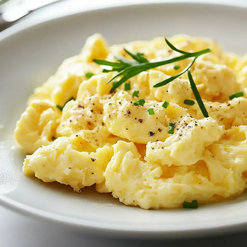 Creamy Scrambled Eggs Recipe