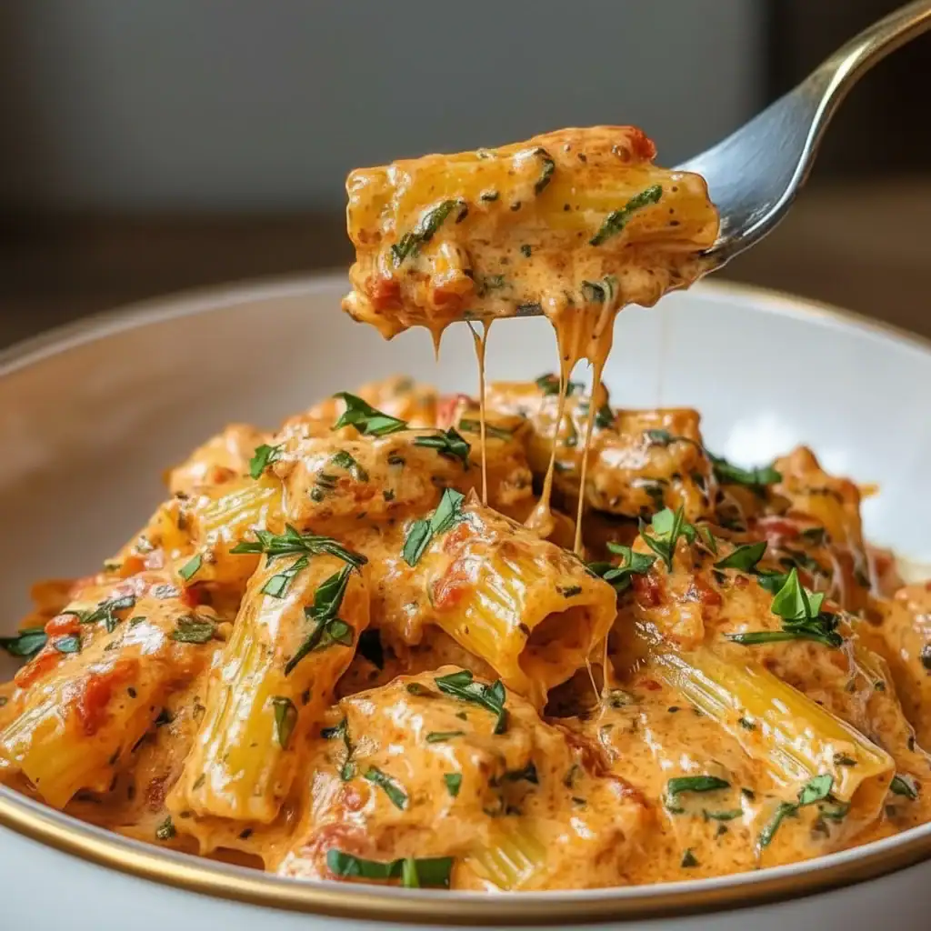 Creamy Tomato Garlic Pasta Recipe - Luscious 15 Minute Dish