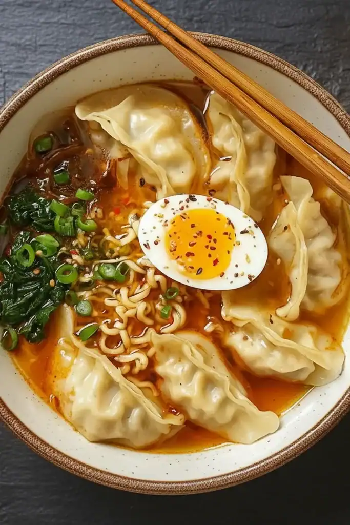 Dumpling Ramen Bowl Recipe