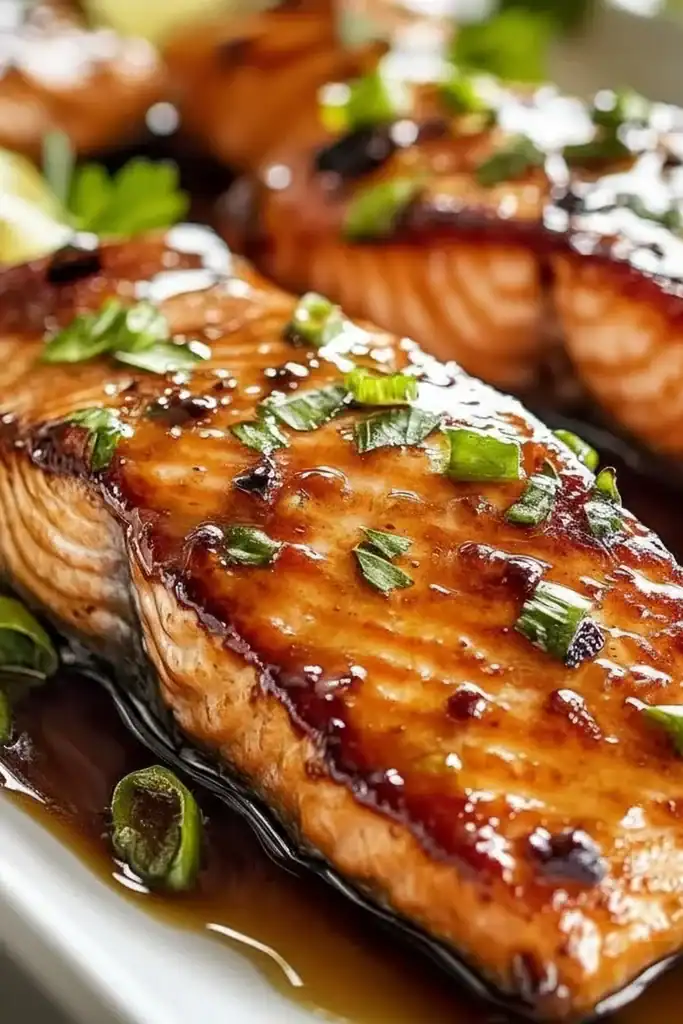 Honey Garlic Salmon Fillet Recipe