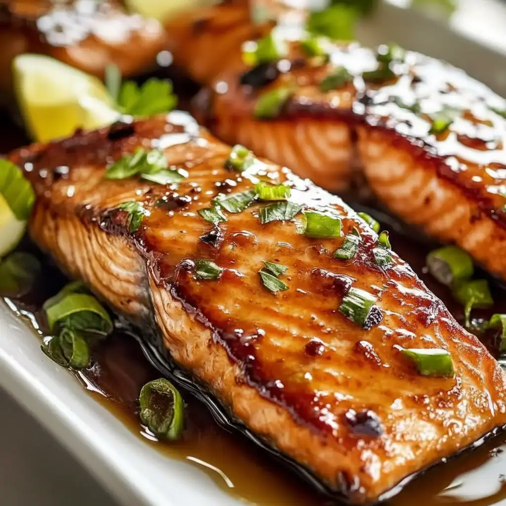 Honey Garlic Salmon Fillet Recipe