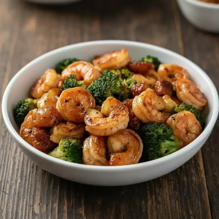 Honey Garlic Shrimp Recipe – High Protein Seafood Plate