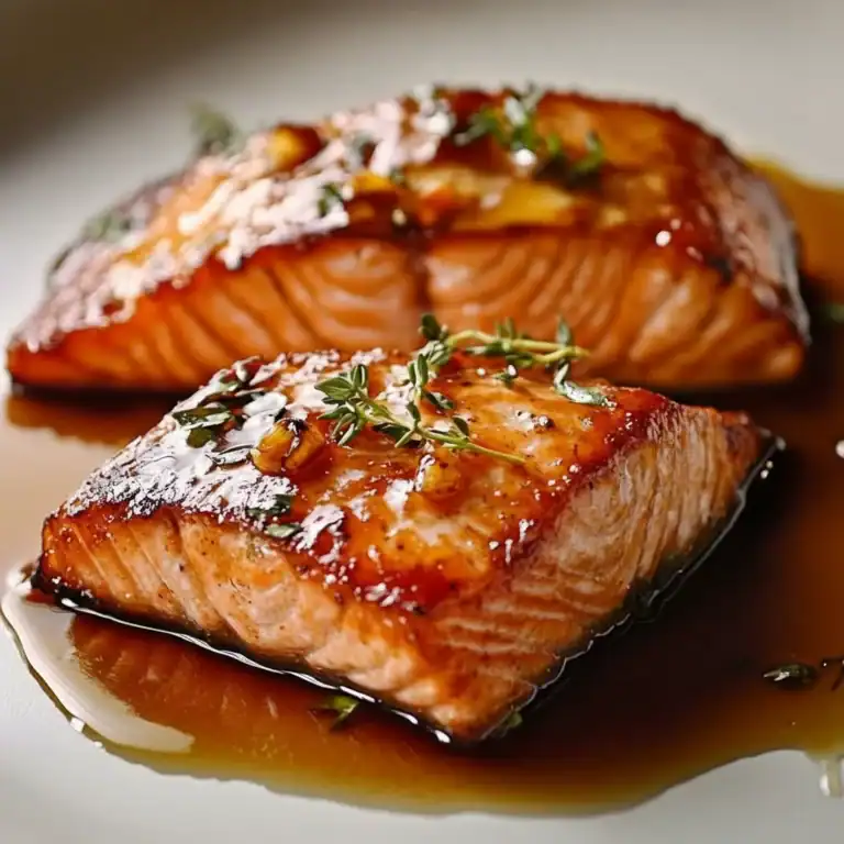 Honey Glazed Baked Salmon | Healthy Dinner