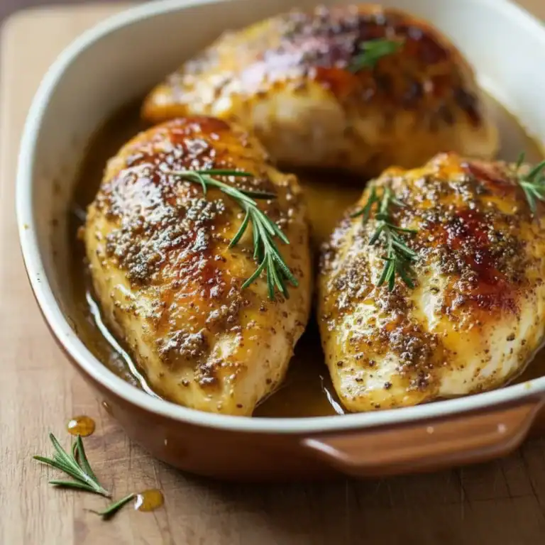 Honey Mustard Roasted Chicken Recipe