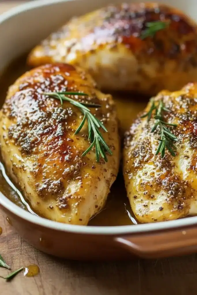 Honey Mustard Roasted Chicken Recipe