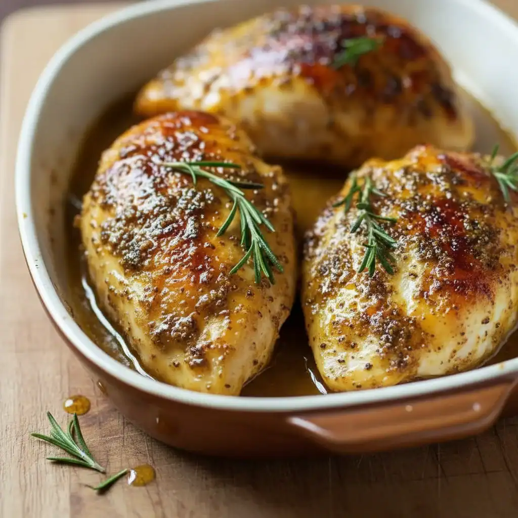 Honey Mustard Roasted Chicken Recipe
