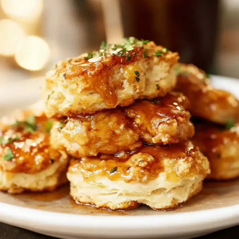 Hot Honey Chicken Biscuits | Spicy Sweet