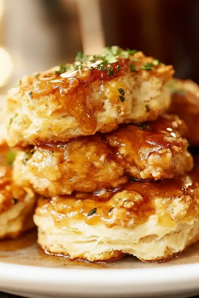 Hot Honey Chicken Biscuits