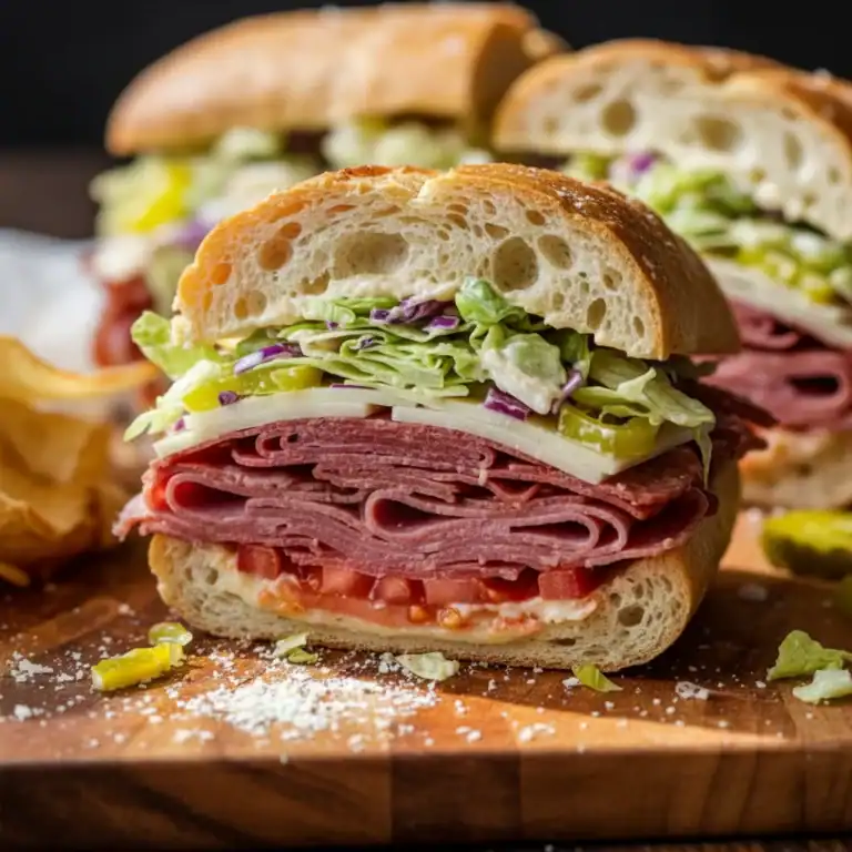Italian Grinder Salad Sandwich Recipe – Zesty Viral Sub