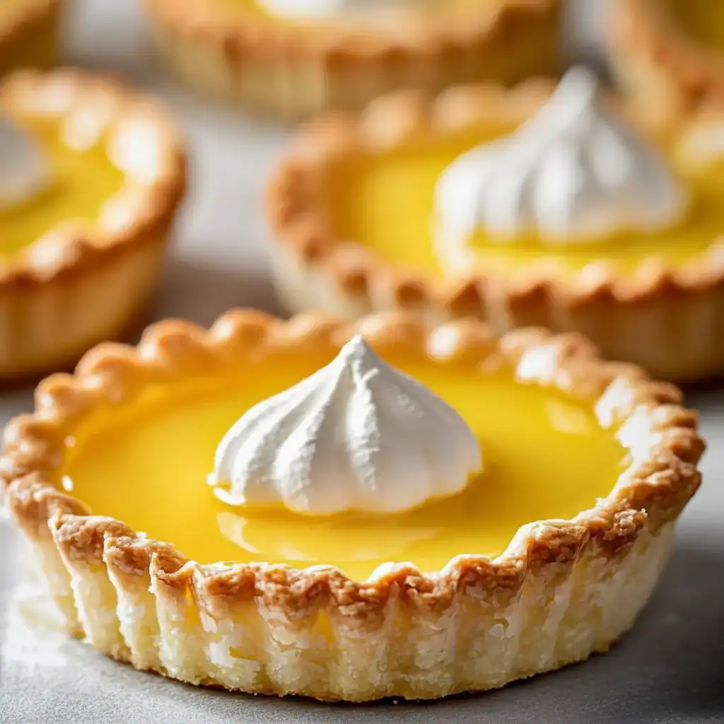 Lemon Curd Tartlets | Mini Desserts