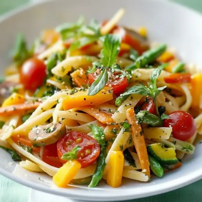 Pasta Primavera Recipe | Fresh Veggies