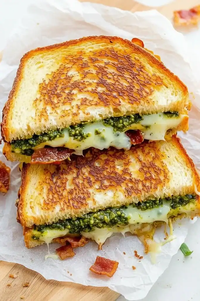 Pesto Grilled Cheese Recipe