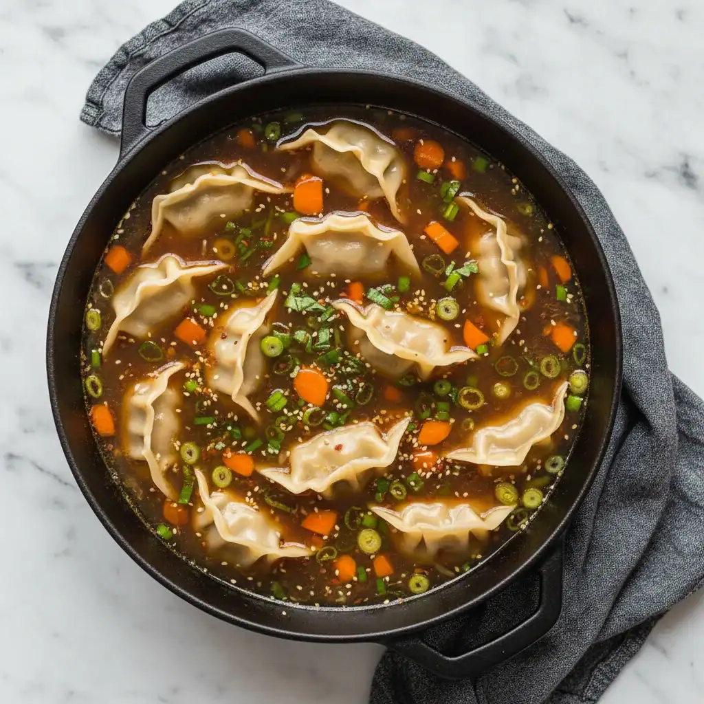 Potsticker Soup Recipe - Quick and Comforting Broth