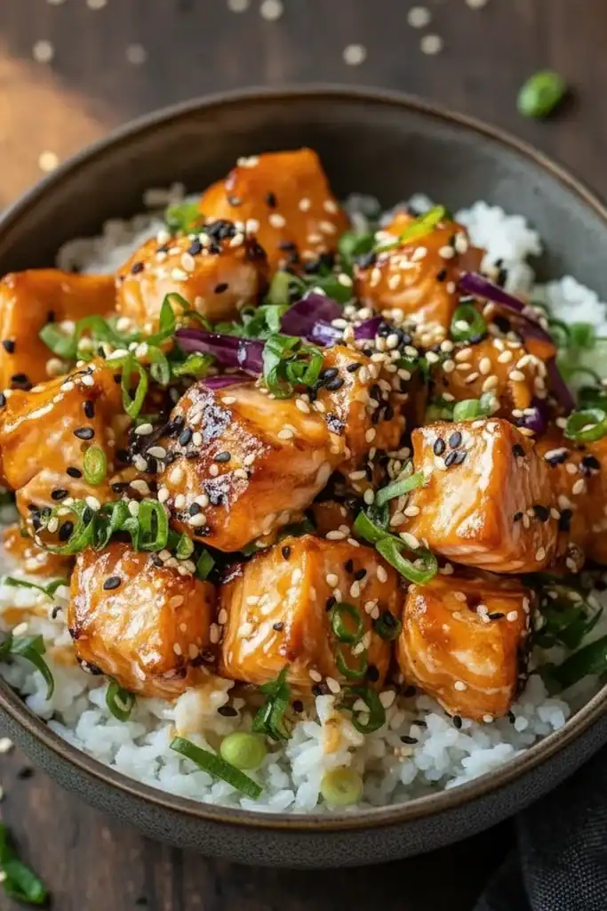 Salmon and Rice Bowl Recipe