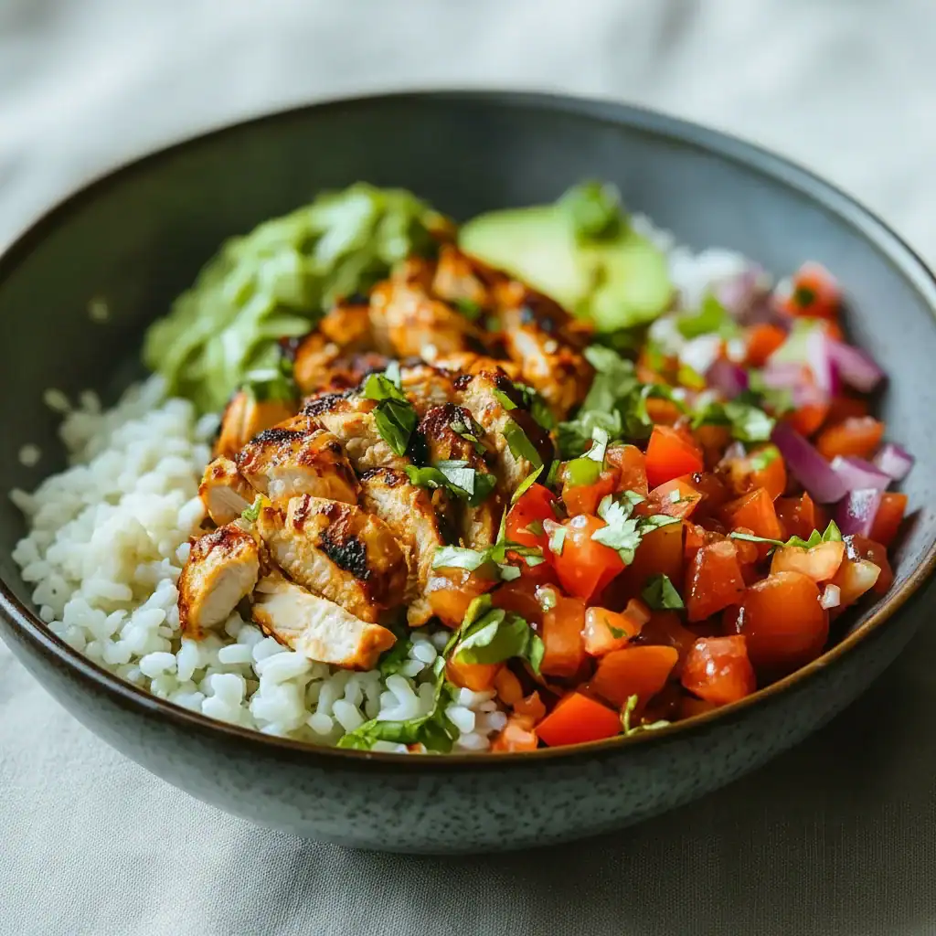 Spicy Chicken Power Bowl | Healthy Lunch