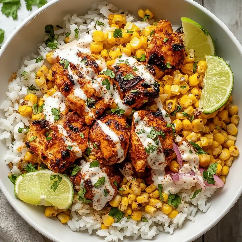 Street Corn Chicken Bowl Recipe - Satisfying Weeknight Meal