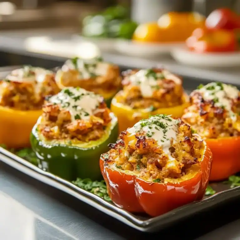 Stuffed Bell Peppers With Turkey Recipe