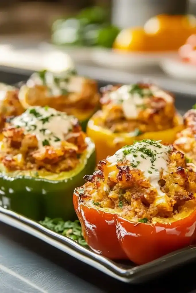 Stuffed Bell Peppers With Turkey Recipe