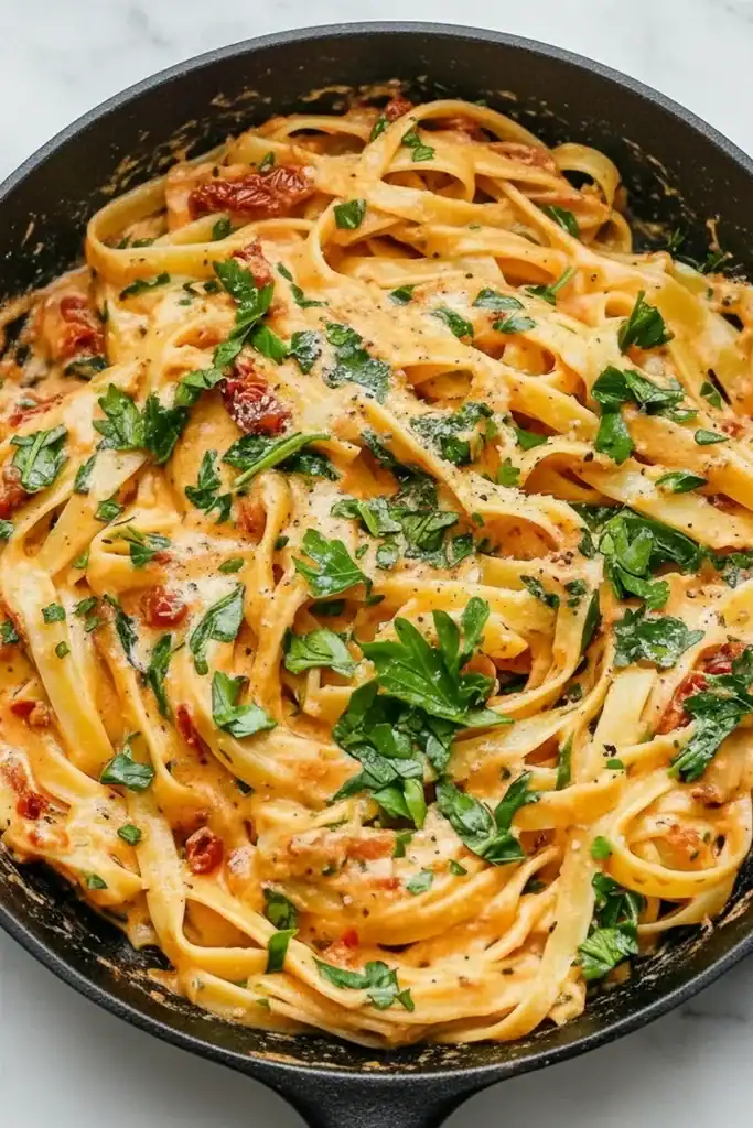 Sun Dried Tomato Vegan Pasta Recipe